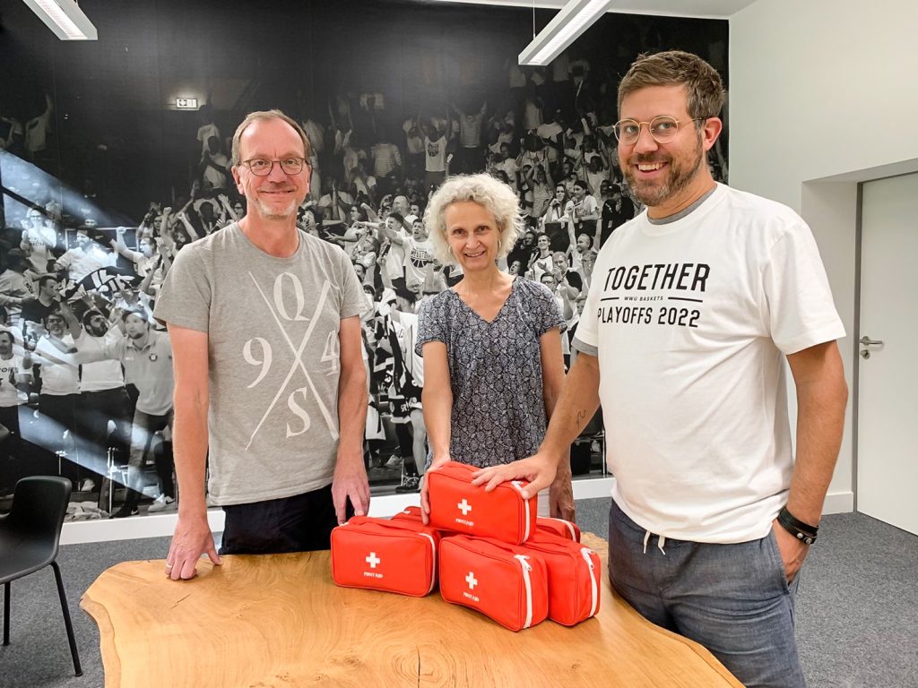 Erste-Hilfe-Sets für alle UBC-Münster-Trainer